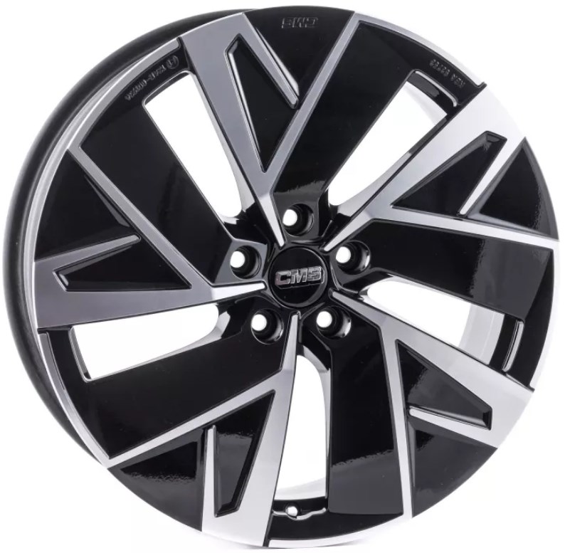 CMS WHEELS C32 AERO ZWART GEPOLIJST 4250314143313